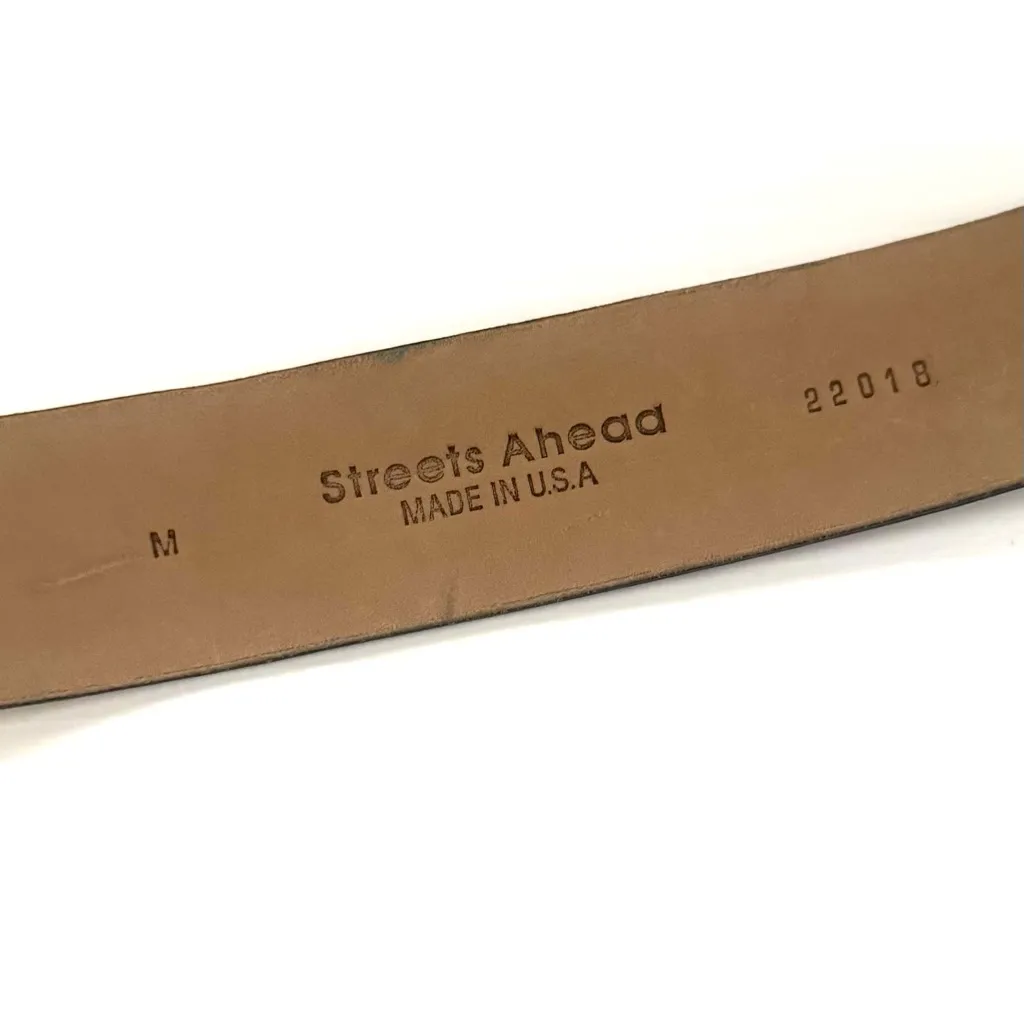 Streets Ahead Leopard Print Belt Sz Medium Black - Image 4