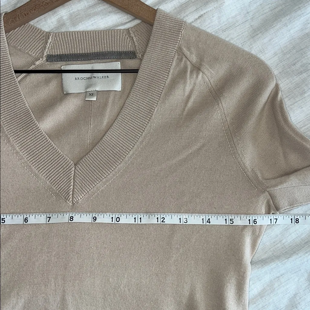 Brochu Walker Flare Sleeve Sweater Ribbed Organic Cotton - Image 8