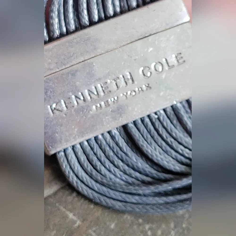 Kenneth Cole New York Necklace and Bracelet Set Blue - Image 2