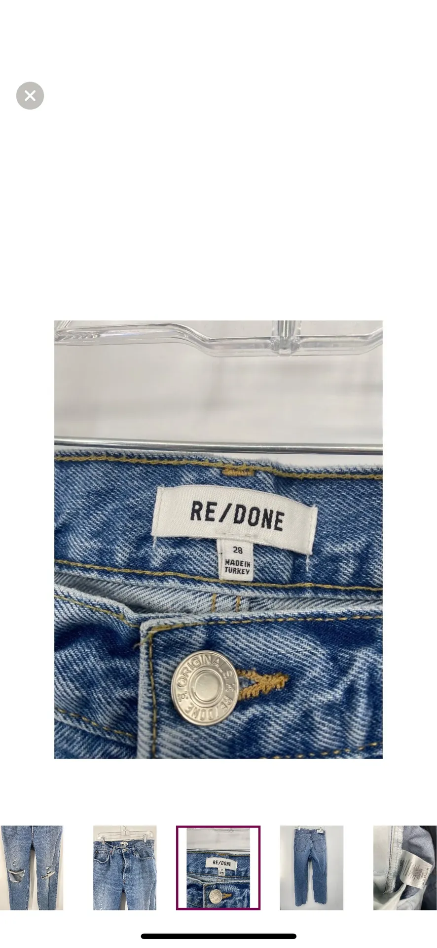 90s Distressed Jeans - Image 5