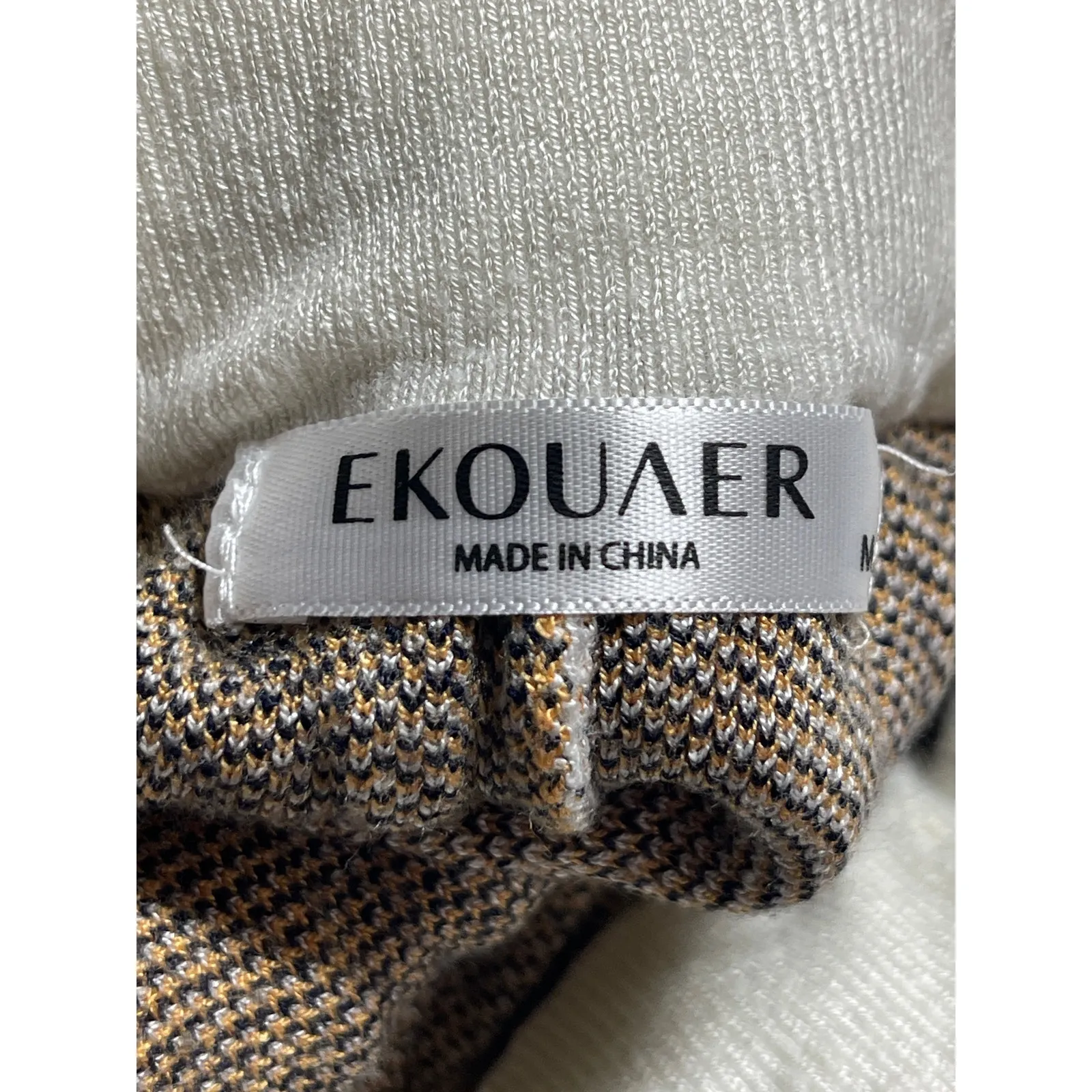 Ekouaer Women's White Floral High Rise Drawstring Sleepwear Lounge Shorts Size M - Image 3