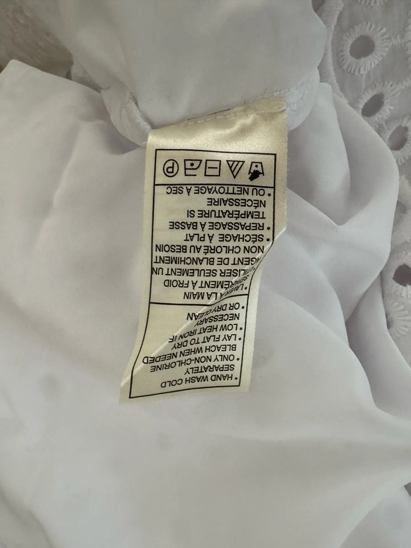 STEVE MADDEN Julian Pointelle Skirt Dress - White. Size L. MSRP $109  - Image 18