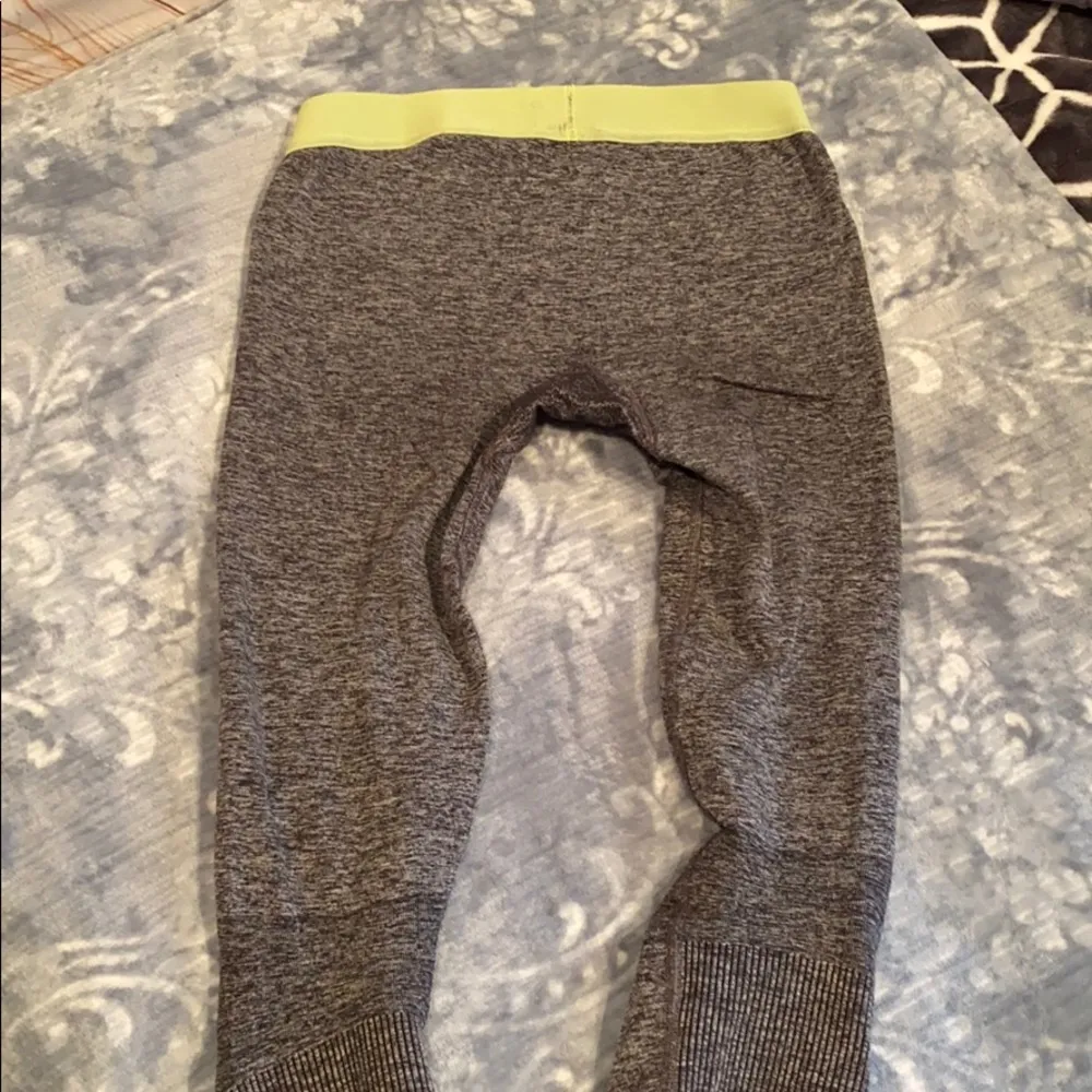Nike Pro seamless legging stretch dri fit grey gym - Image 7