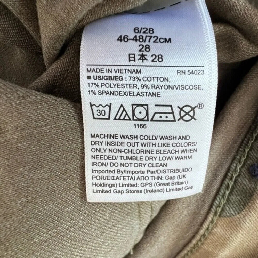 Gap Denim camouflage Jean/leggings skimmer comfortable 6/28. - Image 8