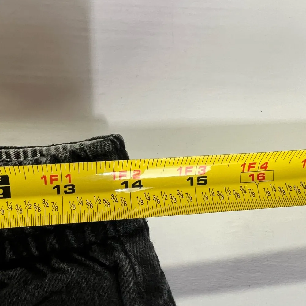 Vintage Lee Riders no back pockets black denim jeans 90s 10 high waist straight - Image 8