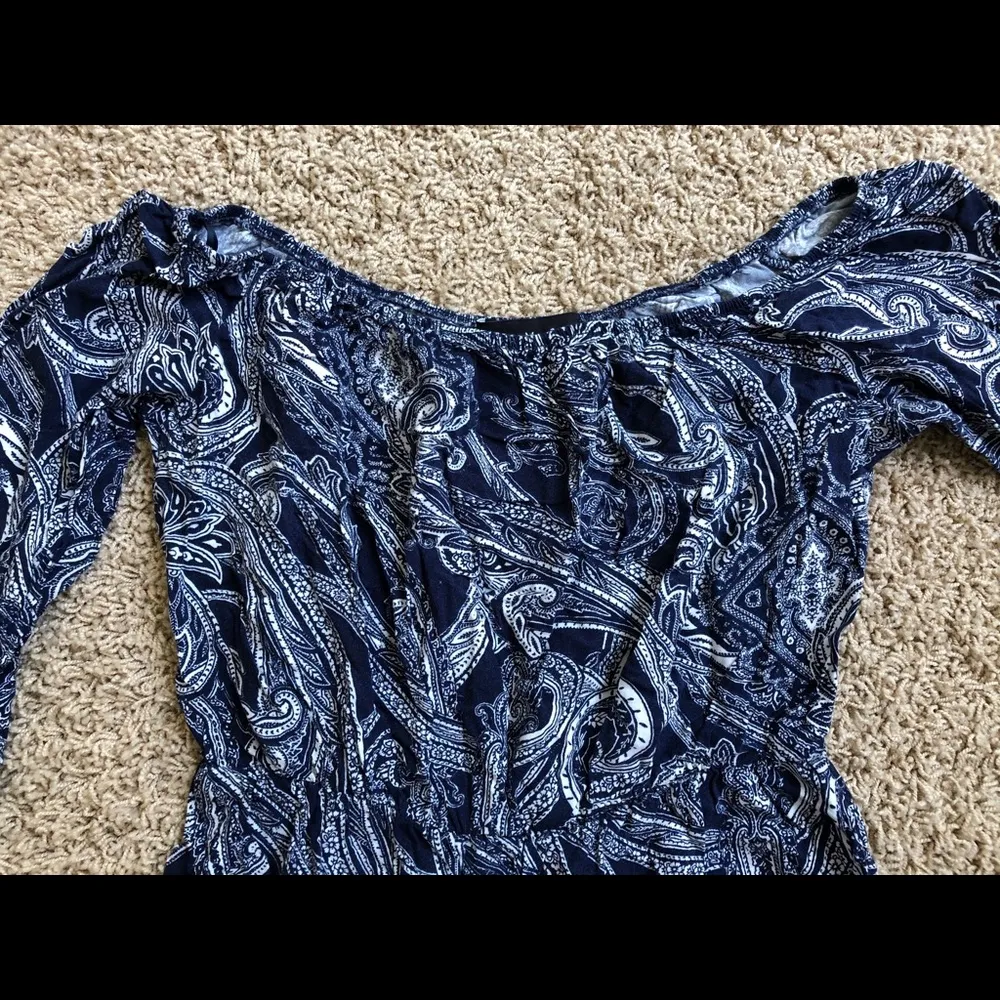 See You Monday  Boho crochet lace romper Sz S - Image 5