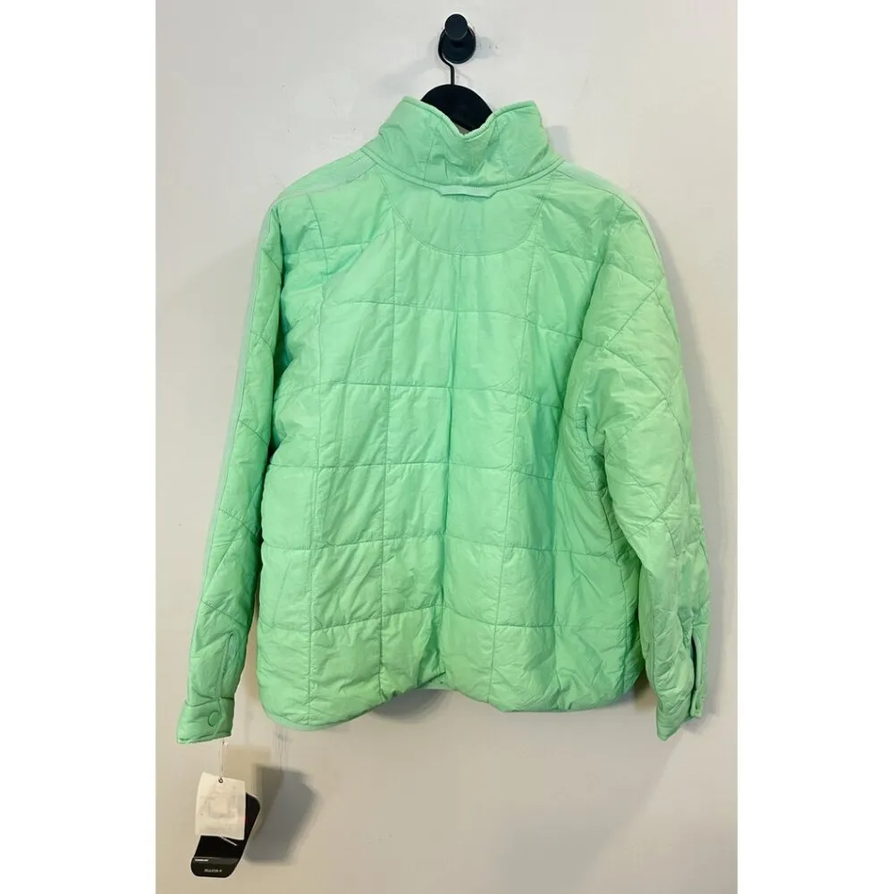 FREE PEOPLE Movement Pippa Packable Puffer in Bright Jade Size Medium NWT Green - Image 8