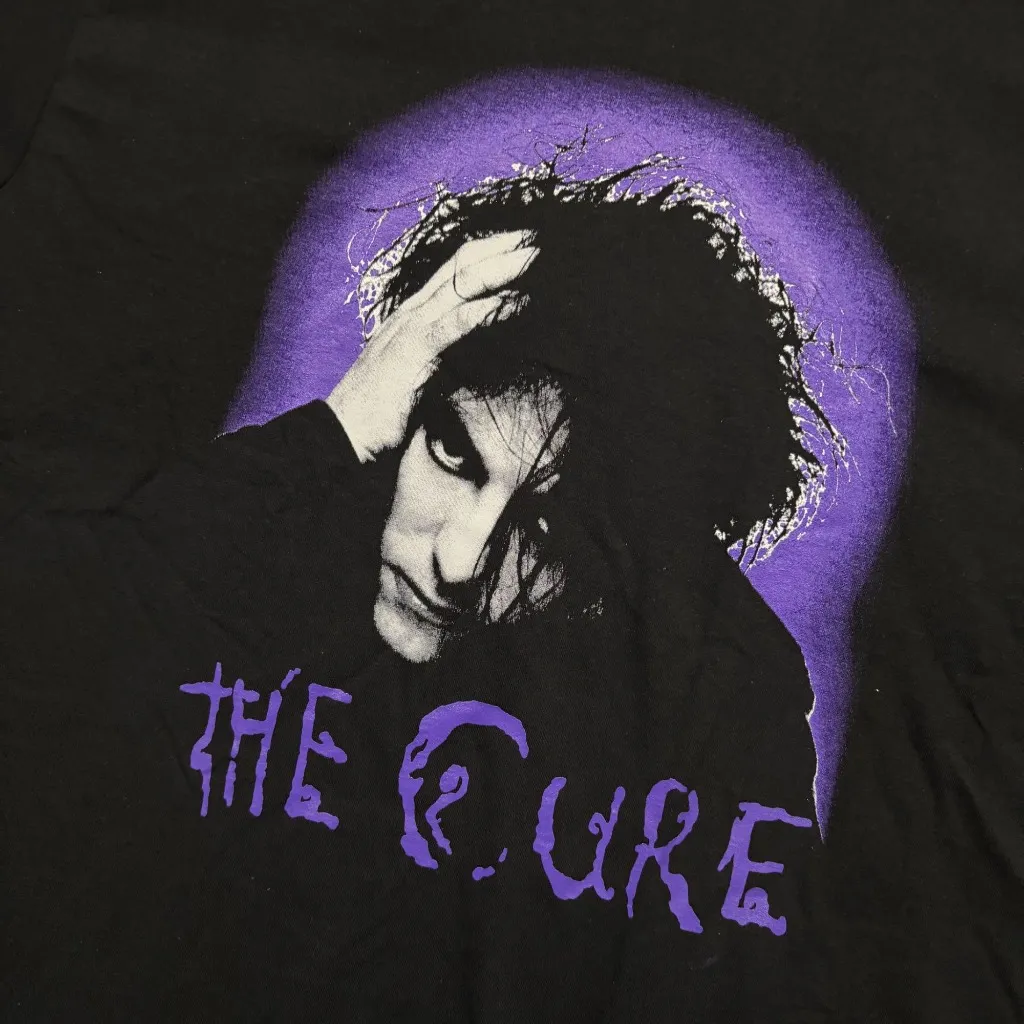 The Cure Robert Smith Gothic Metal Band T-Shirt Size Large - Image 4