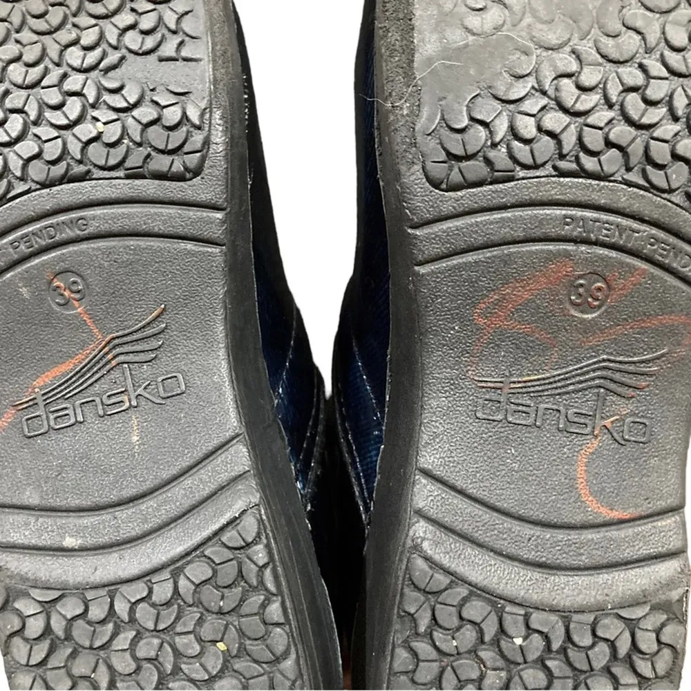 DANSKO XP 2.0 Denim Patent Leather Nursing Clogs Size 39 US Size 9 - Image 7