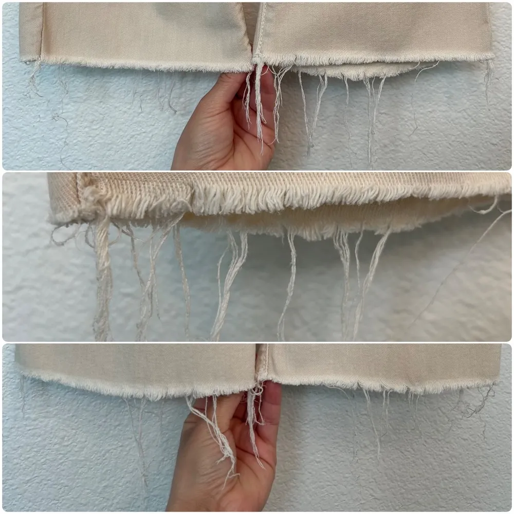 Mother The Insider Ankle Fray jeans Khaki / So Far Gone 29 - Image 13