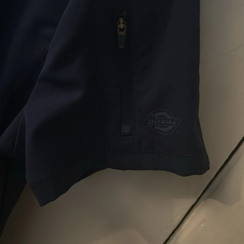 Dickies V-Neck Navy Scrub Top L Nurse Office Vet Utility Minimalist Comfy Casual - Image 7