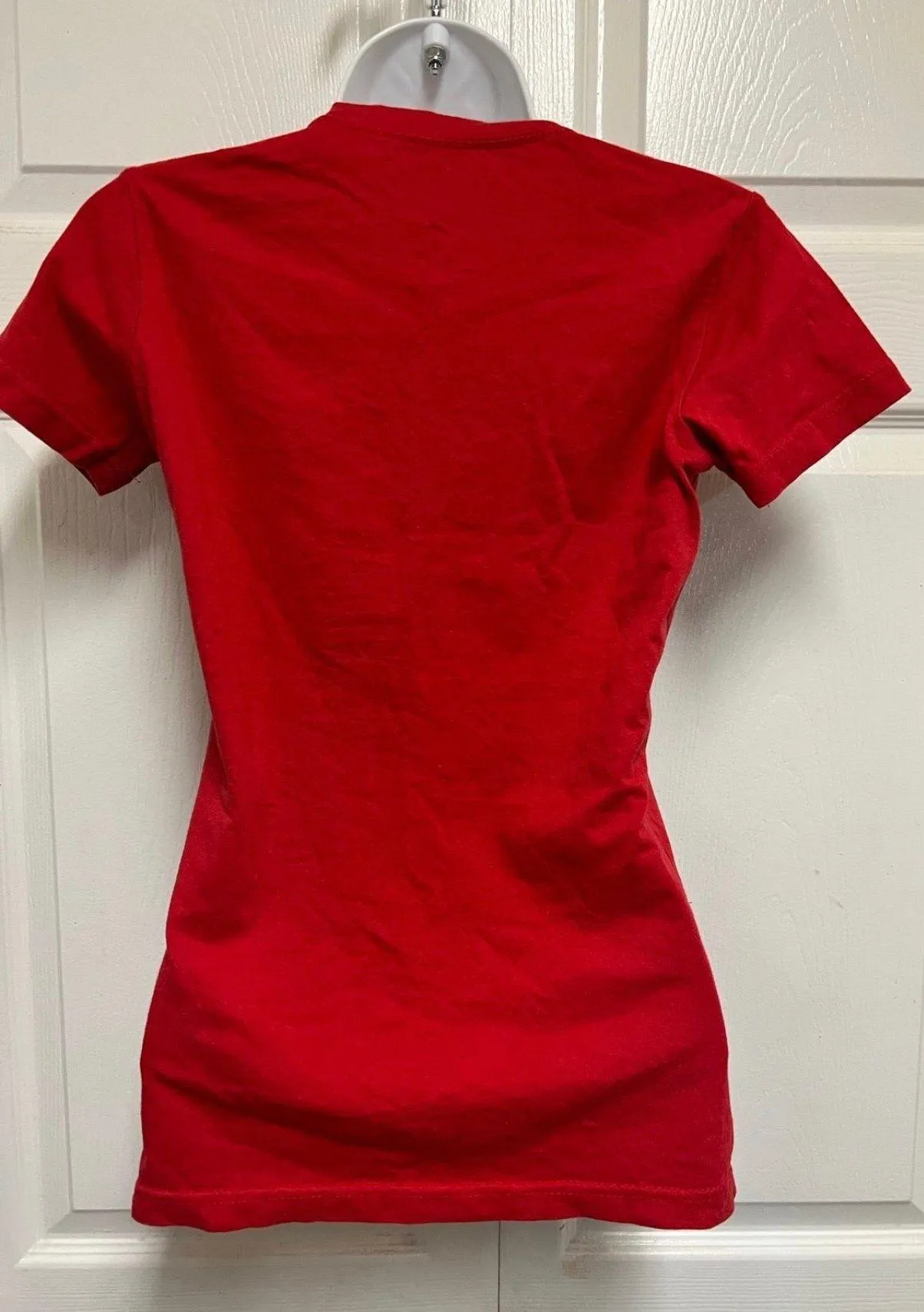 “BAZINGA”’ Red  Short Sleeve T-SHIRT. - Image 2