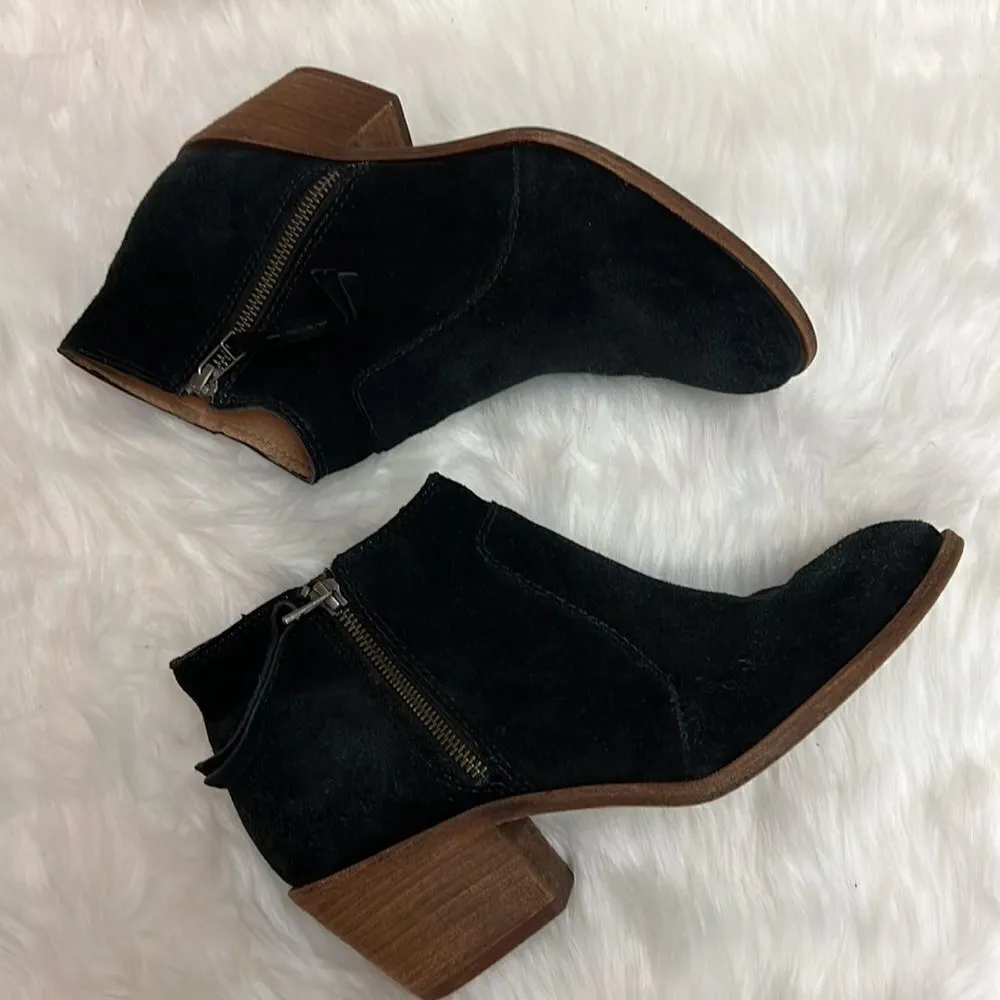 Madewell  The Janice Boot in Black Suede Size 9 D21 - Image 9
