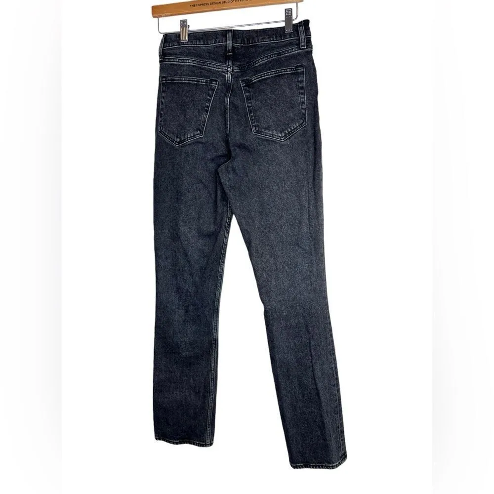 Abercrombie 90’s slim Straight Ultra High Rise Crossover Waistband Jeans size 27 - Image 3