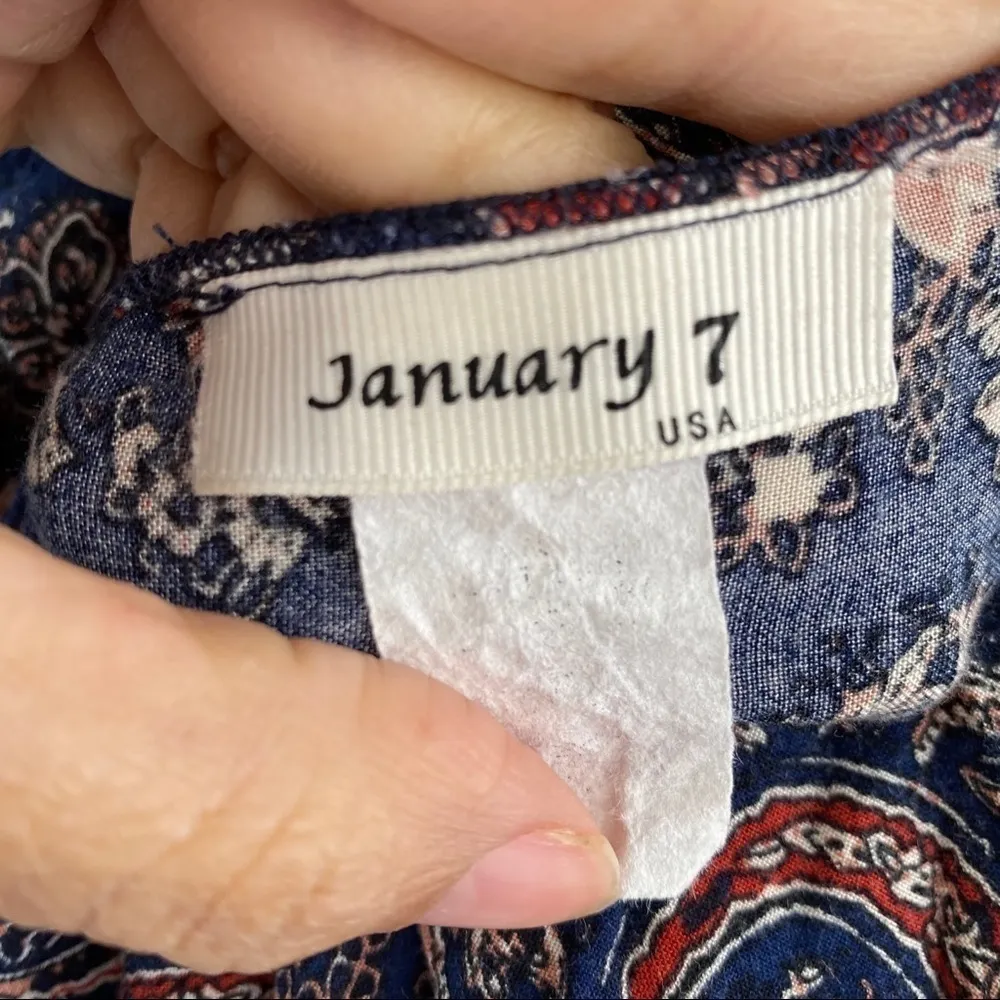 Paisley Floral Kimono Cardigan by January 7 - Image 5