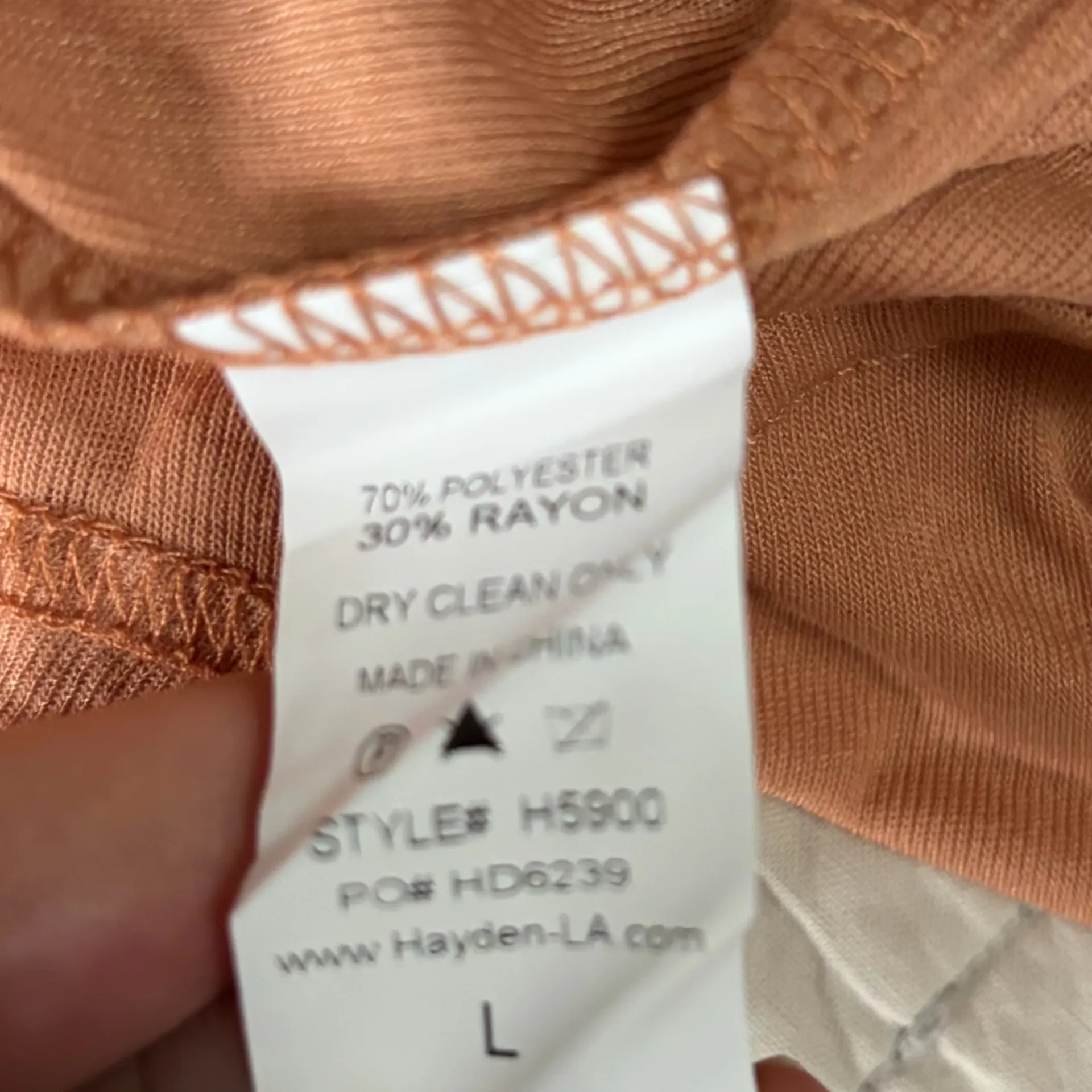 Lush Women's Brown Long Sleeve Top with Braided Shoulders Size Large NWT - Image 6