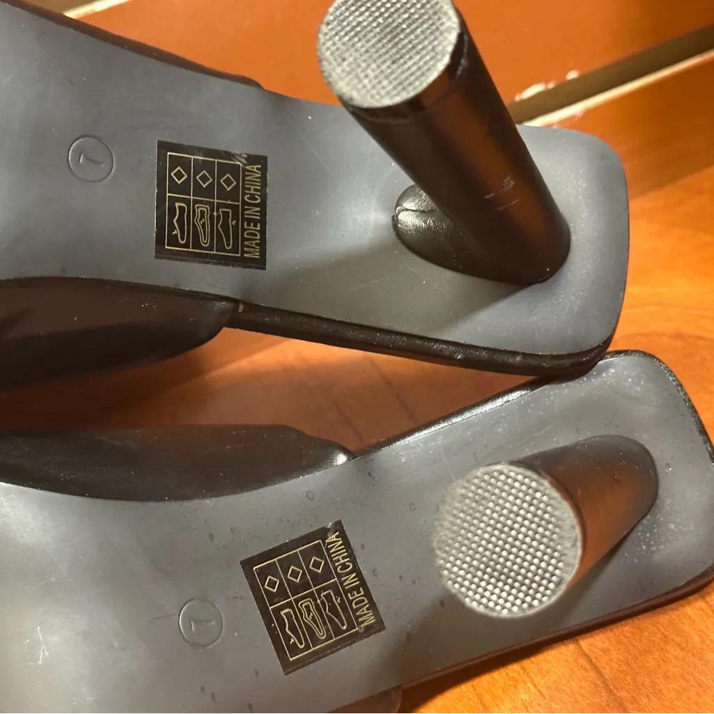 PrettyLittleThing Black Women's Mules - Image 9