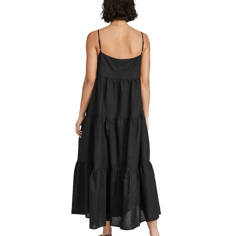 Charllie Holiday Black Maxi Dress Size XS - Image 2