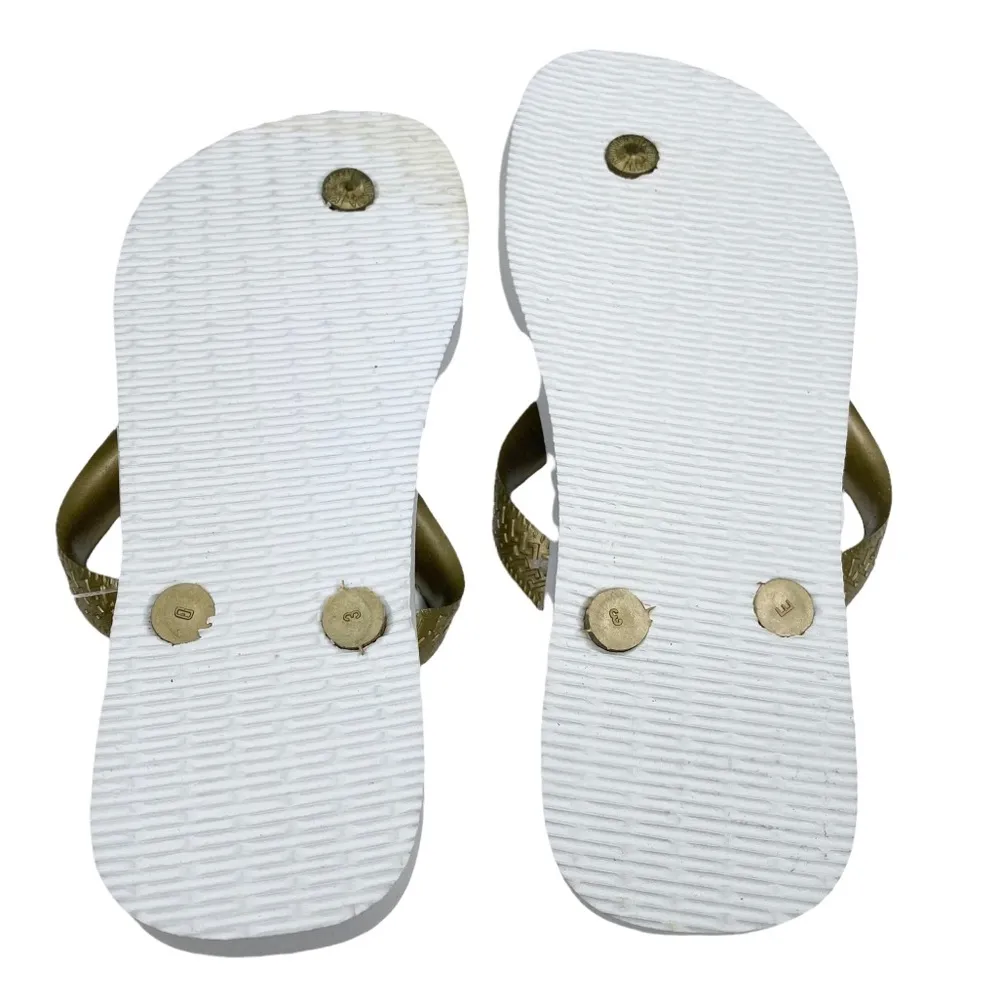 Havaianas new  x CIA Maritima ☼ Limited Ed Flip Flops ☼ Metallic Gold Leopard ☼ - Image 11