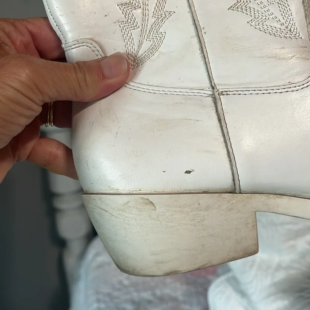 Madden Girl White Cowboy Boots - Image 8