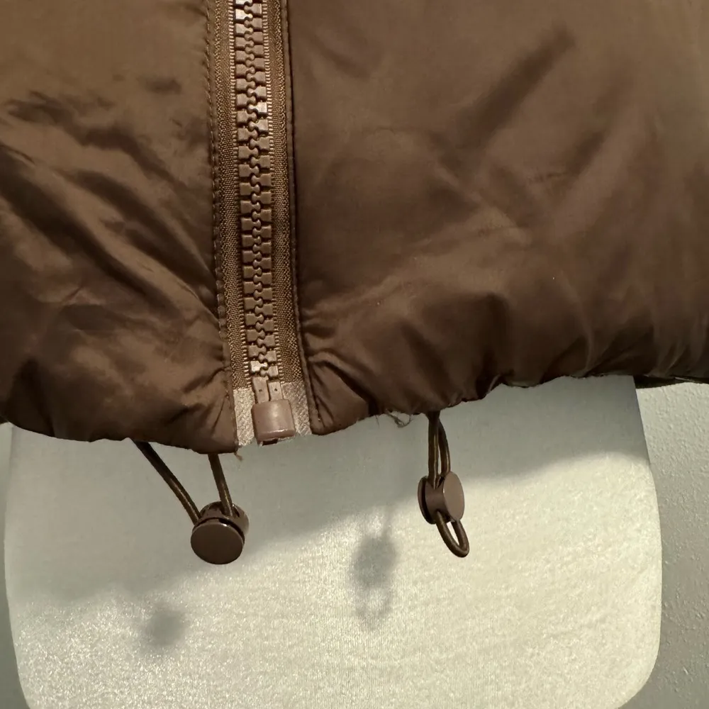 Puffer Vest Brown Size XL - Image 5