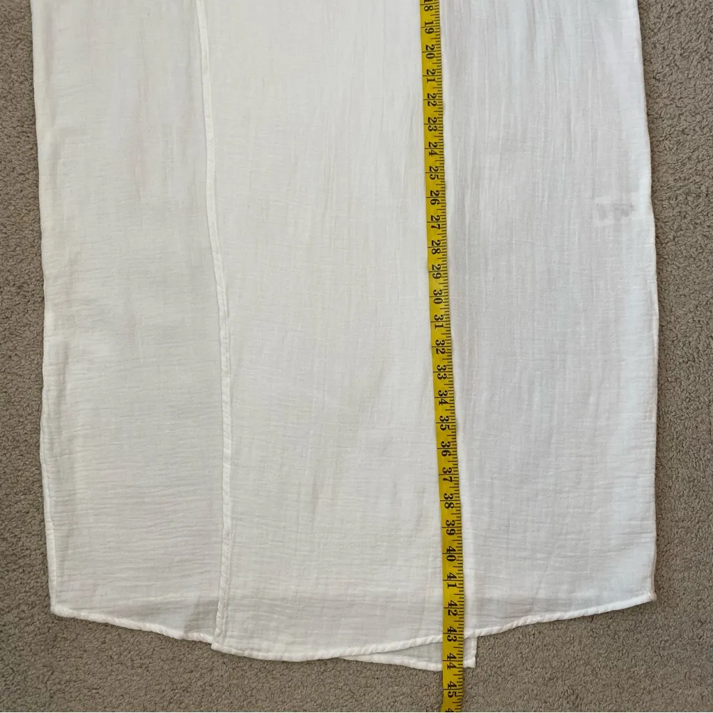 Nic+Zoe Double Gauze Boatcruise Cardigan Paper White‎ L - Image 8