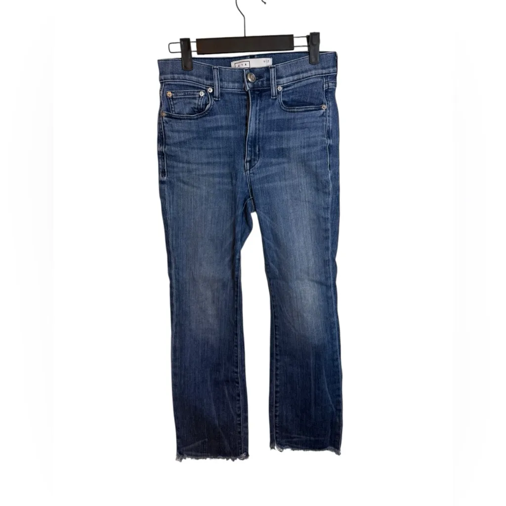 AYR Bomp Pop Cropped Straight Leg Jeans - Image 2