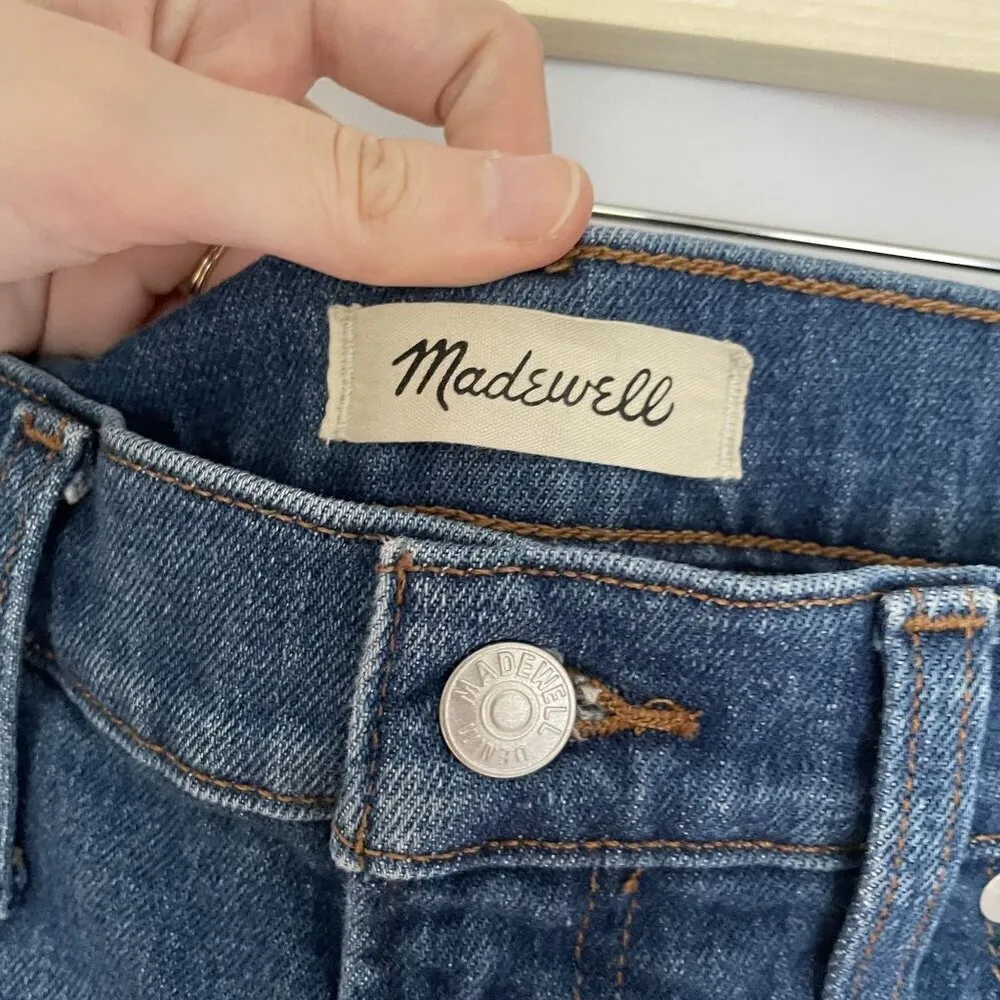 Madewell Womens High-Rise Straight Leg Jeans Size 28 comfortable casual pants - Image 4