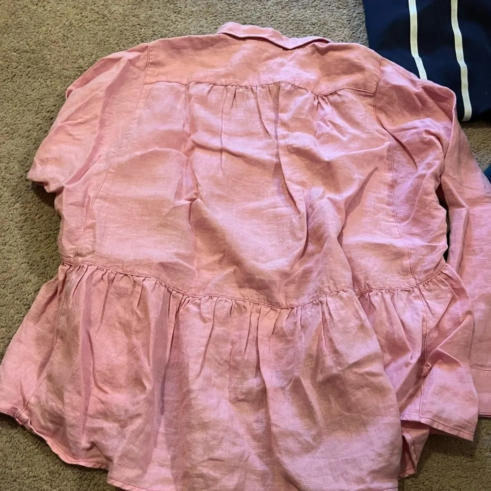 Holding horses small pink button down - Image 10