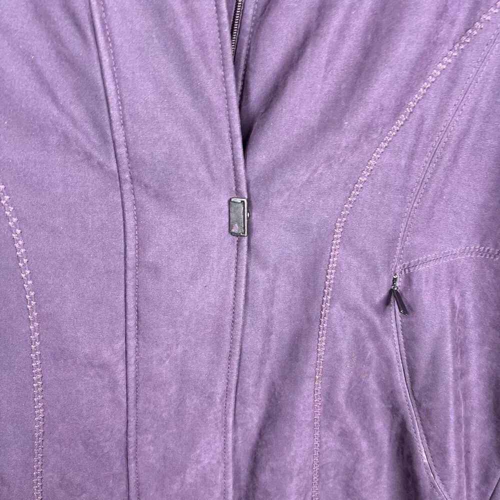 Mackintosh New England Women’s Winter Coat Jacket Size Medium purple Size L - Image 5