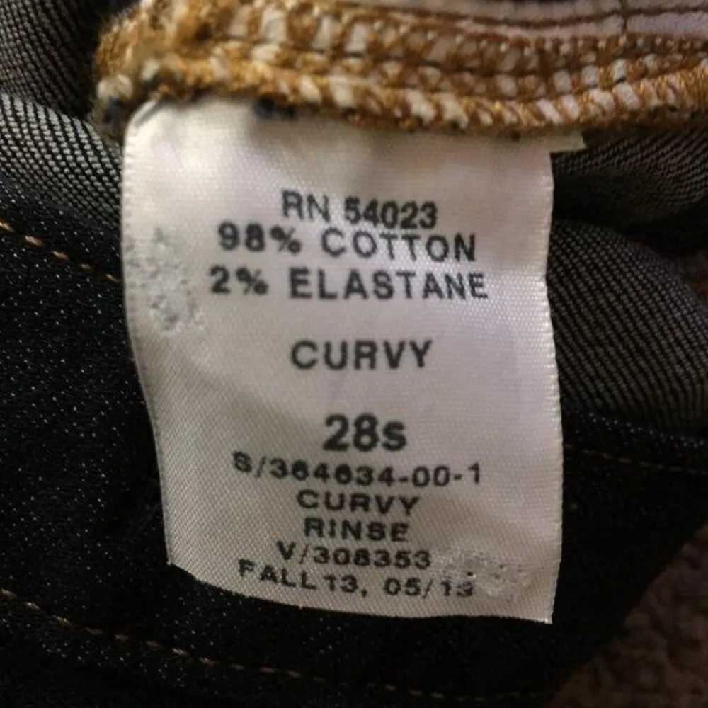 Gap 1969 Jean Shorts Womens W28s Curvy Dark Rinse Used Excellent Used Condition - Image 7