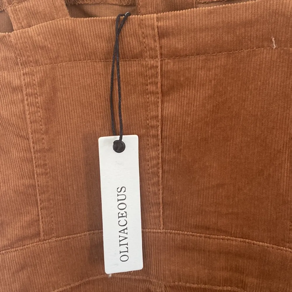 Olivaceous  Rust Brown Corduroy Jumpsuit/Overalls - Image 7