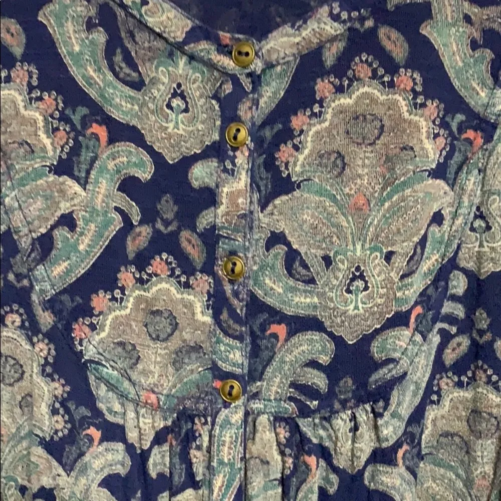 🌟Host Pick✨Lucky Brand-Tile Paisley Henley - Image 3