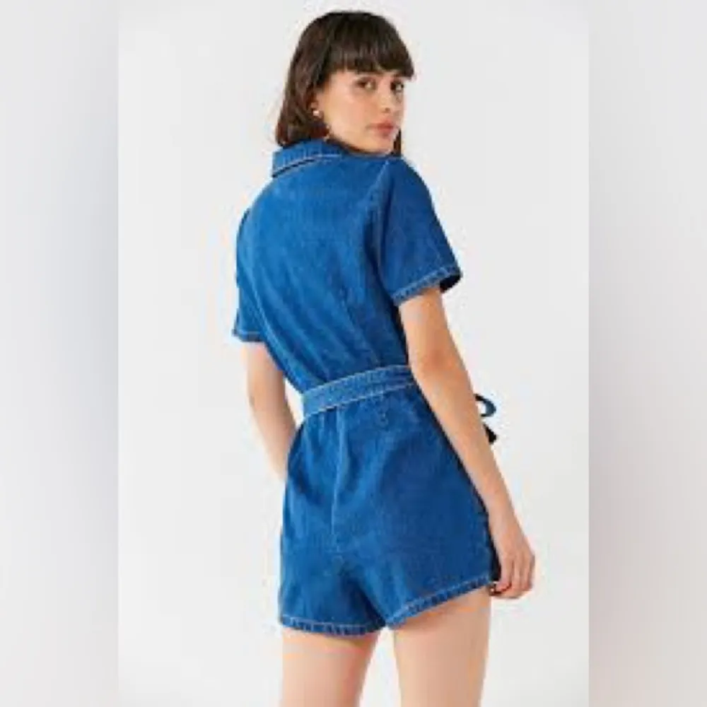 Urban outfitters Hello Sunshine Denim Romper - Image 13