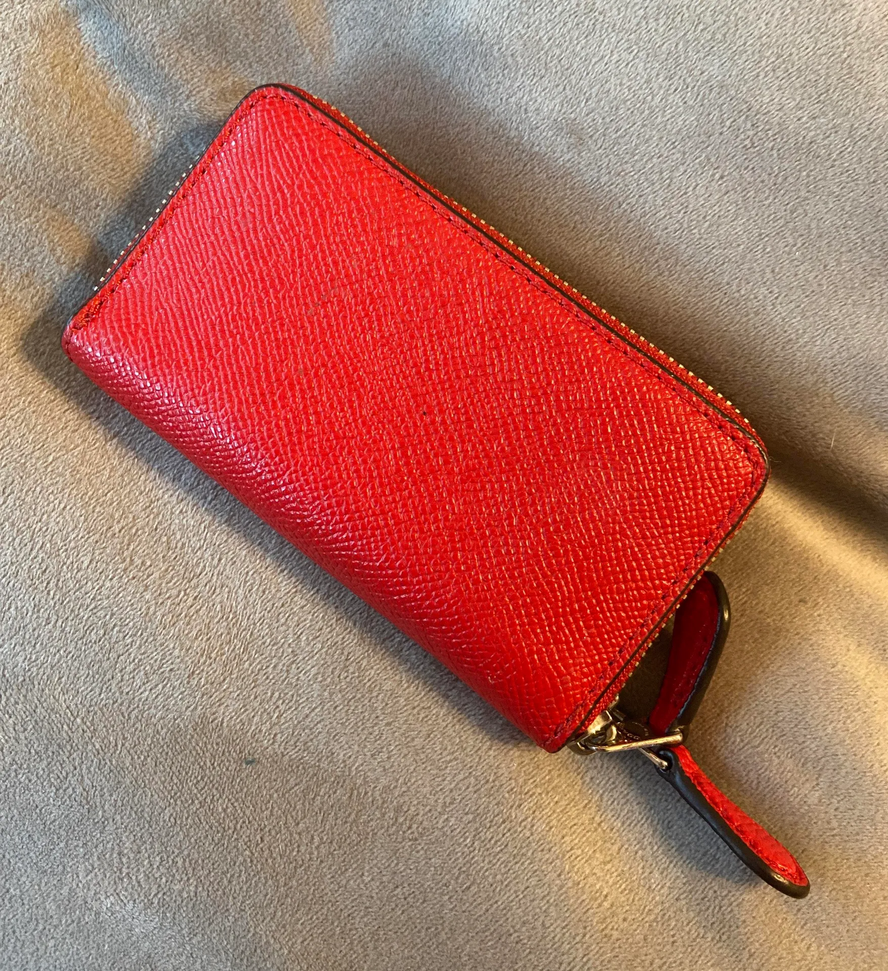Coach Red Accordion Wallet - Image 2