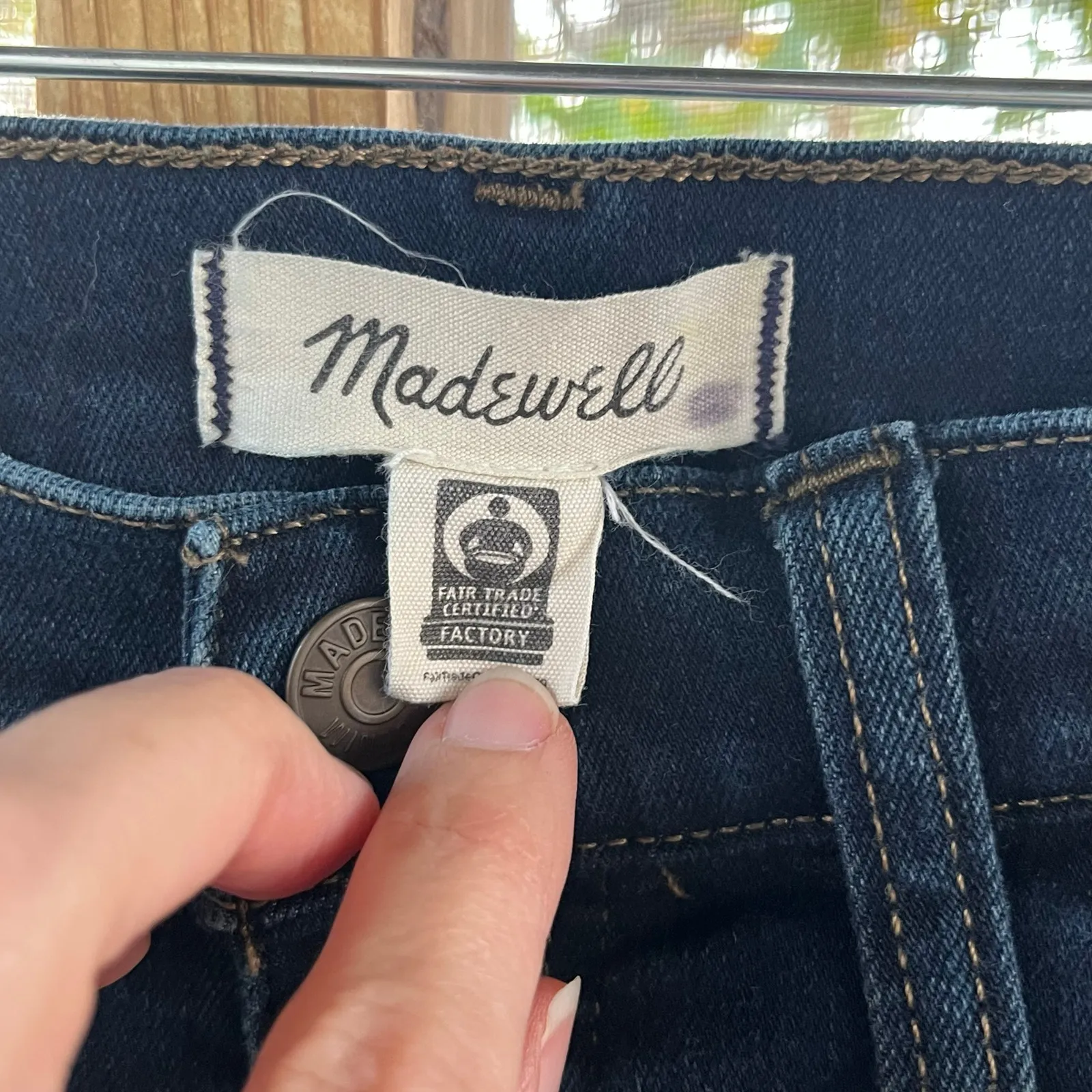 Madewell Women's Roadtripper Stovepipe Jeans In Bilmoor Wash Size 32 - Image 8