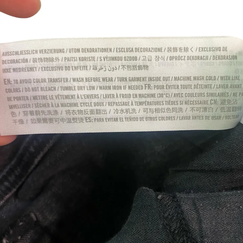 Abercrombie Grey Curve Love Ankle Straight Ultra High Rise Jeans in Size 27/4S - Image 3