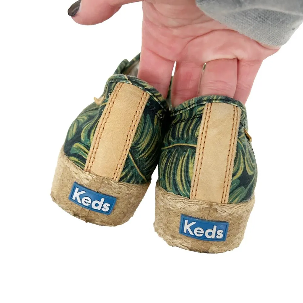 Keds Palm Leaves Print Platform Espadrille Sneakers Sz 7 - Image 7