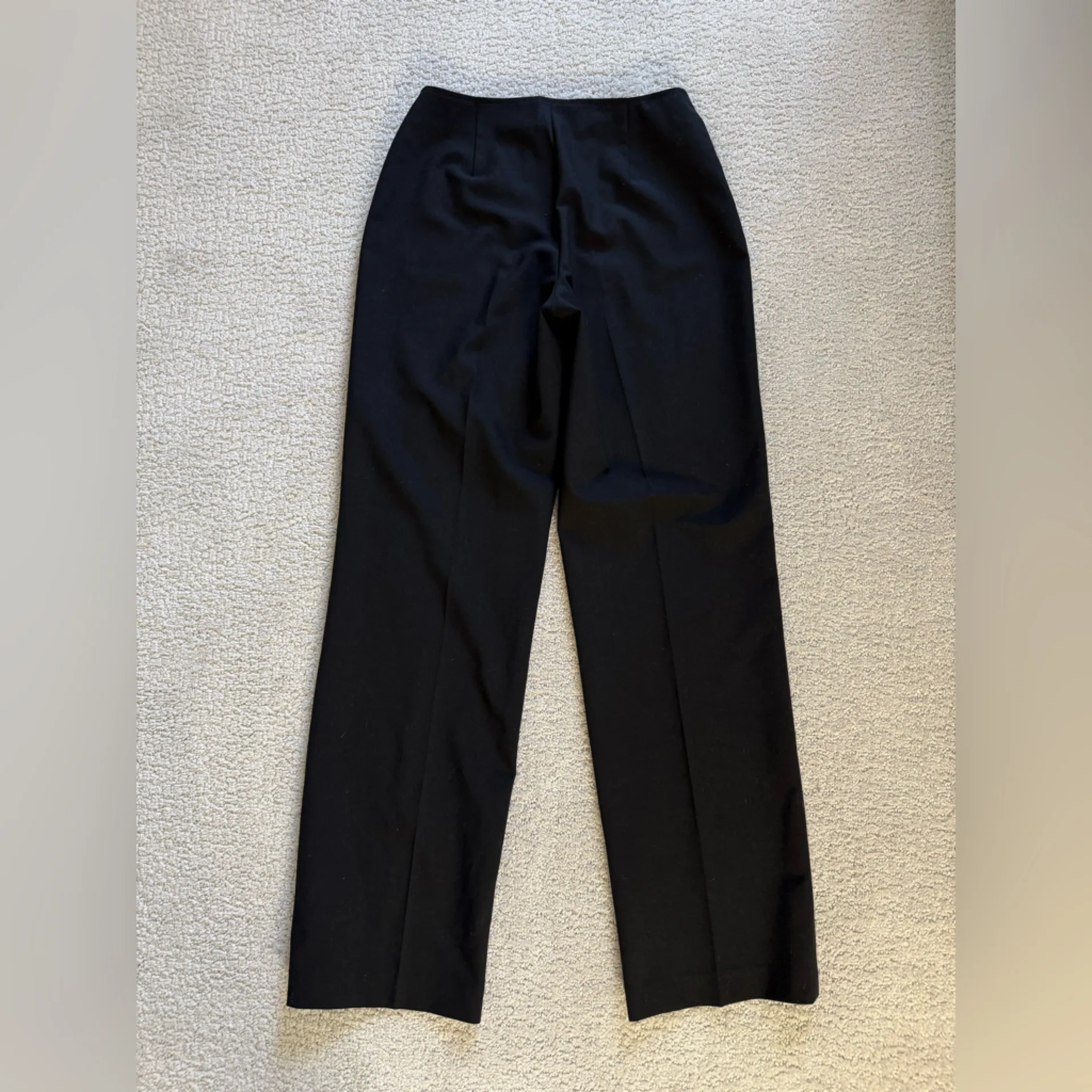 J Jill Stretch Pants Womens 4 Black Wool Blend High Rise Pocket Work Office USA - Image 6