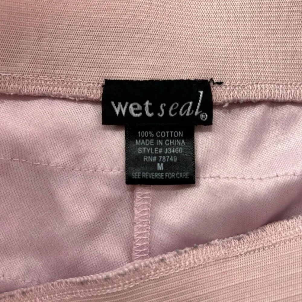 Wet Seal Pink Crochet Lace Shorts – Size M - Image 5