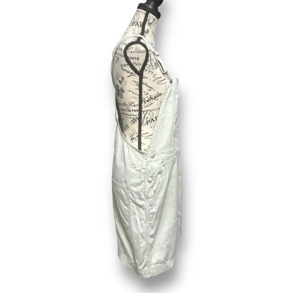 Vintage Walt Disney World Light Wash Denim Overalls Shorts Mickey Mouse 90s Y2K - Image 2