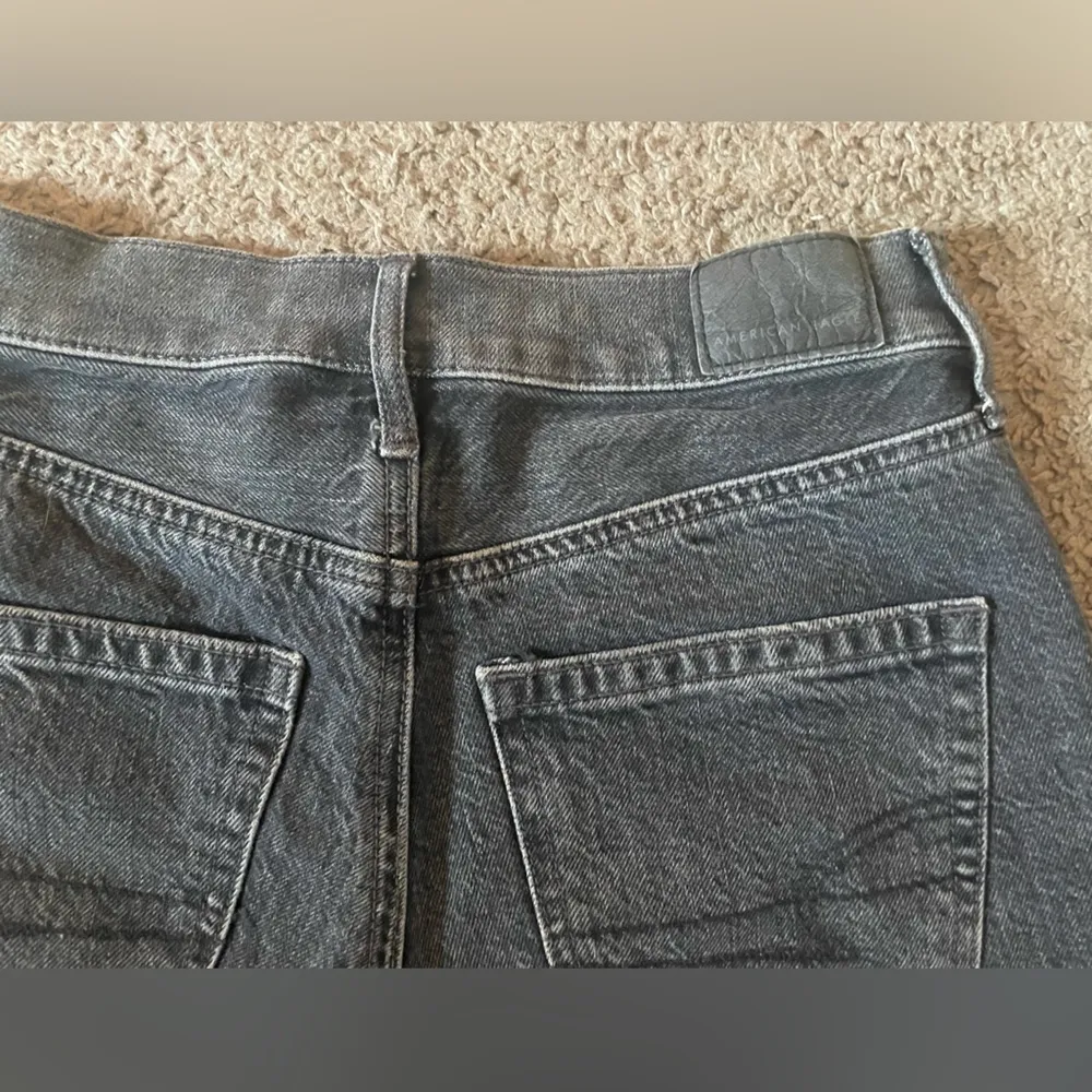 American Eagle Outfitters Dark Gray Denim Jean Shorts Size 00 - Image 8