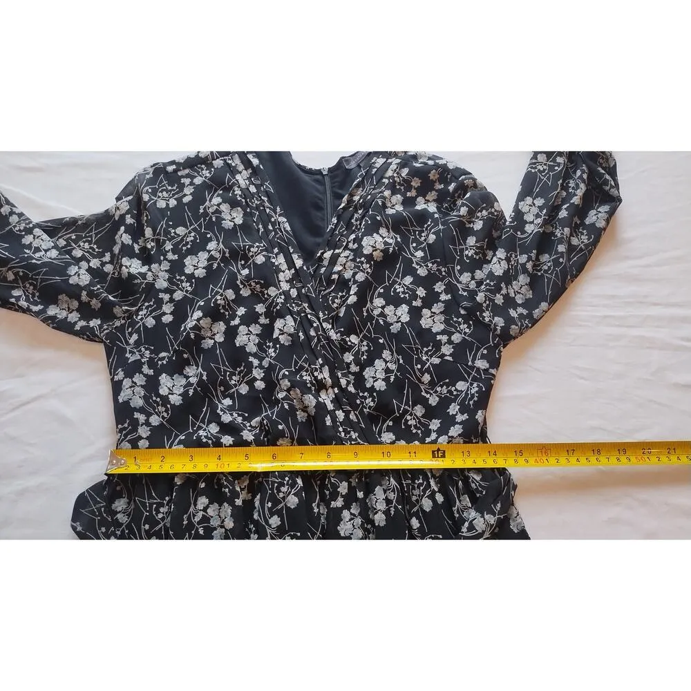 Grade & Gather Calista floral print long sleeves dress size M - Image 10