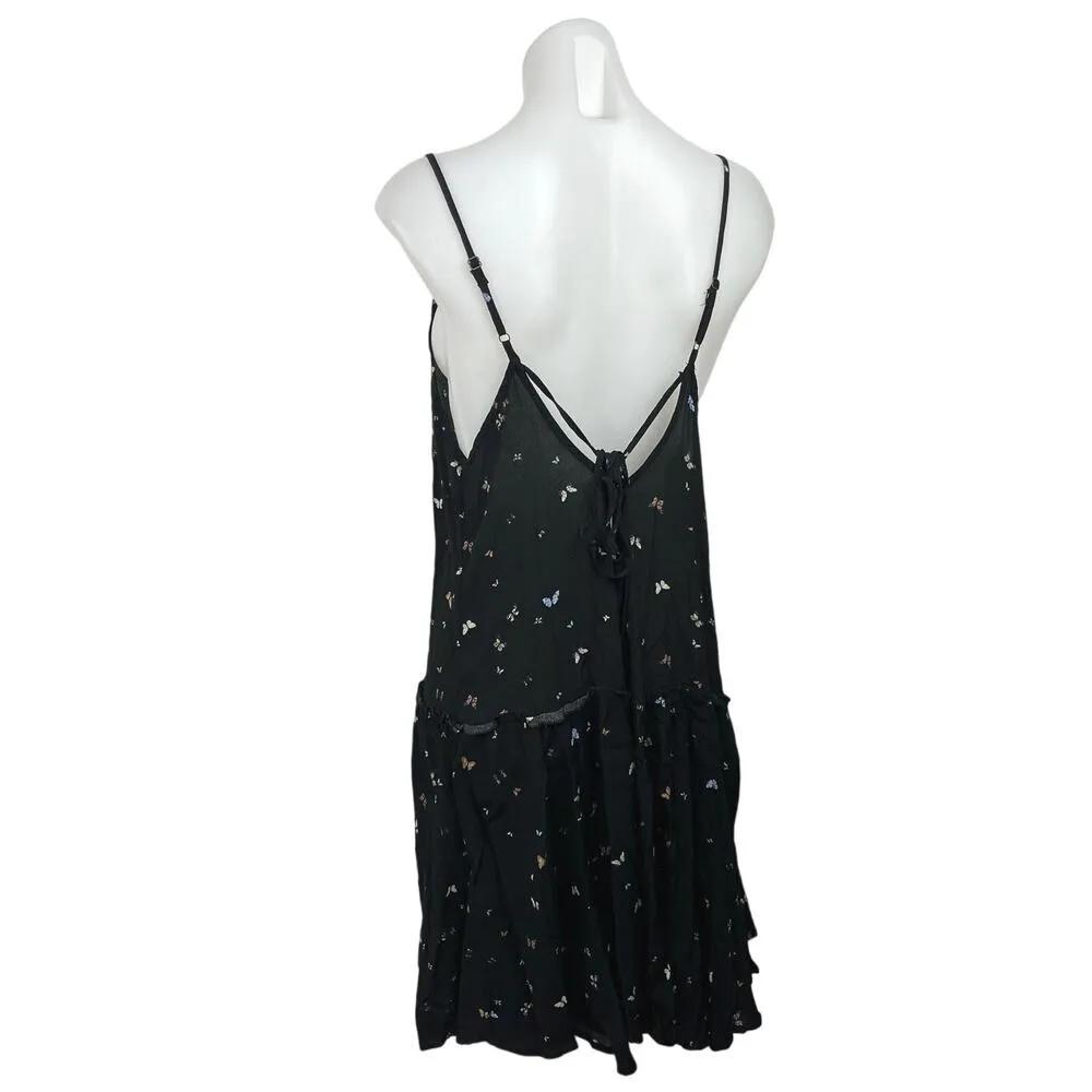 Wild Fable Butterfly Print Spaghetti Strap Sleeveless Mini A-Line Dress Size XXL - Image 4