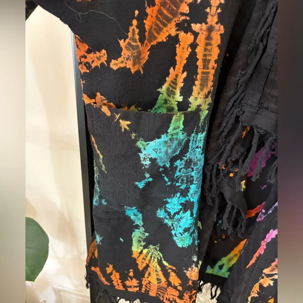 Black Tie Dye Kimono Size undefined - Image 3