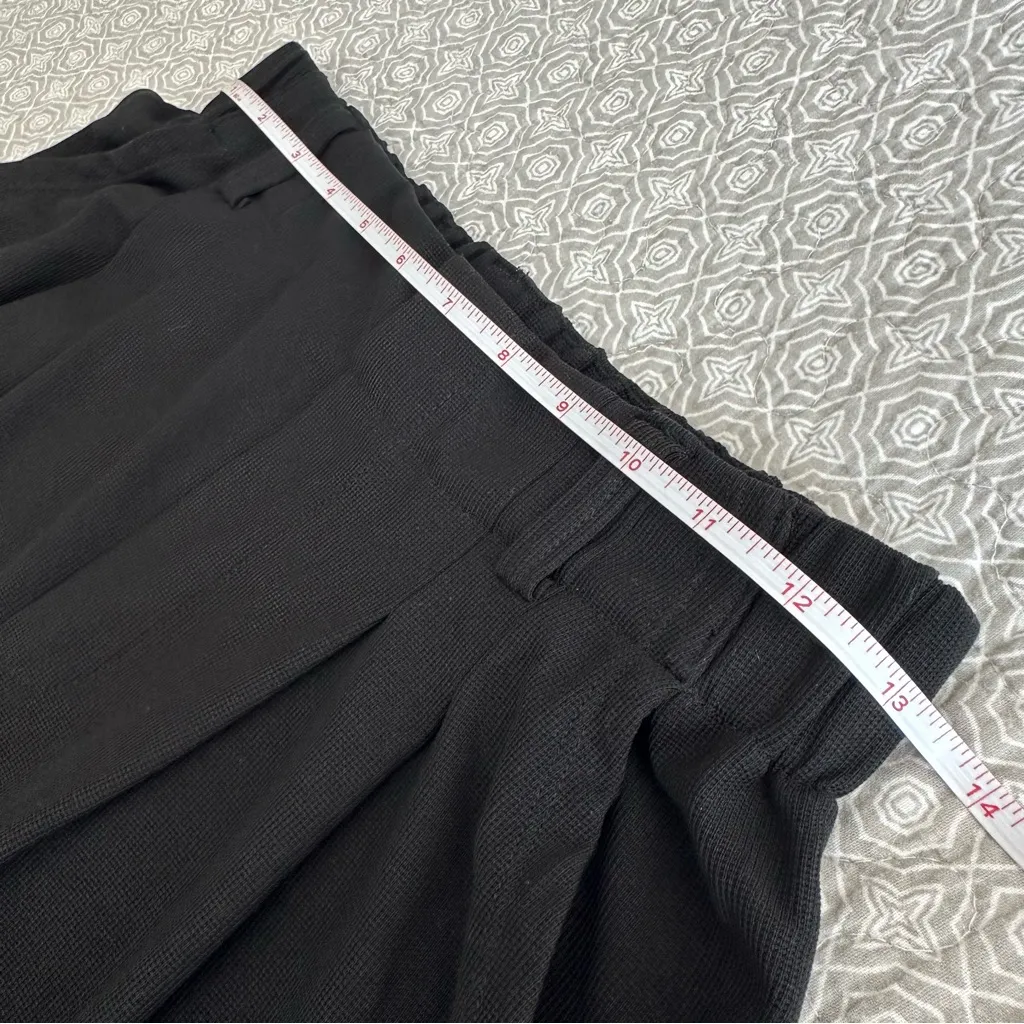 HALARA Breezeful High Waisted Wide Leg Quick Dry Work Pants Pockets Black Size S - Image 10