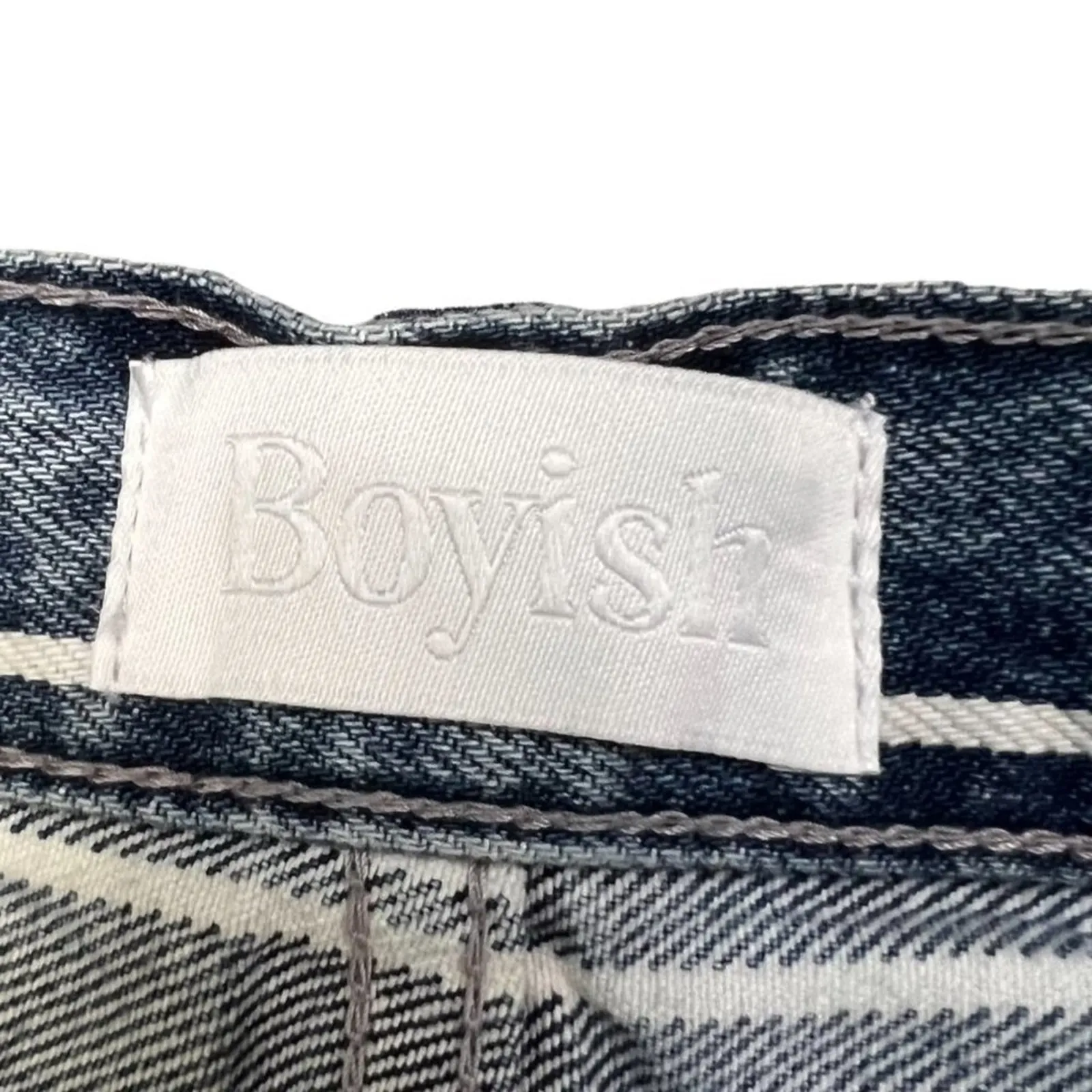 Boyish Darcy They Made Me a Criminal Crop Flare Jeans Size 25 - Image 6