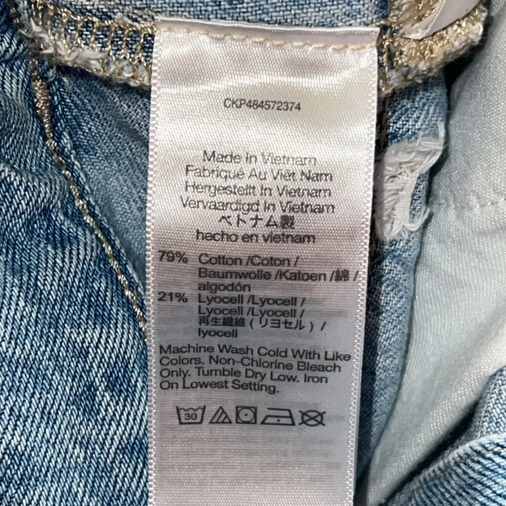 Madewell Belted Wide-Leg Baggy Jeans Light Wash‎ Size 31 NWT - Image 10