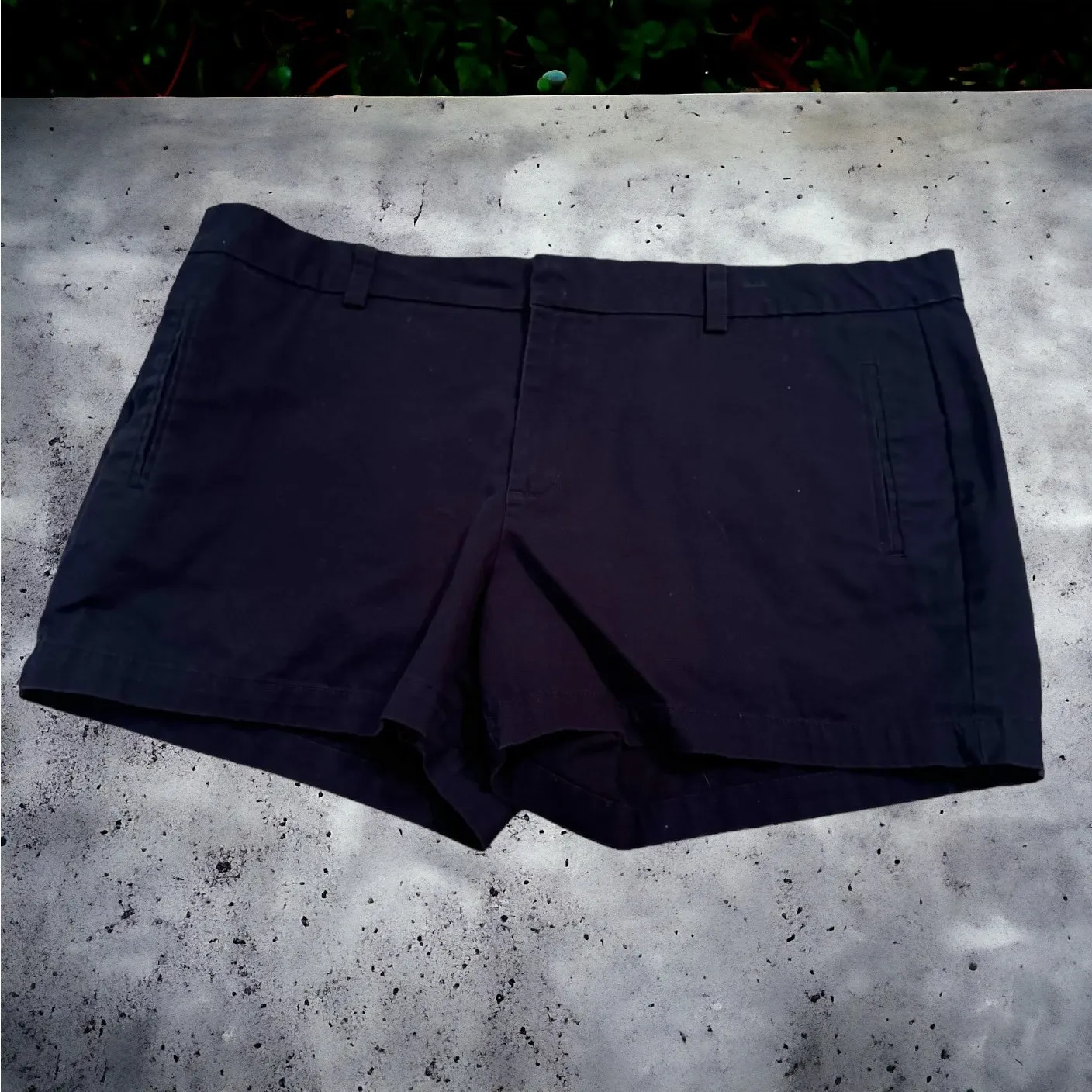 5/$65 JC Penney Womens Shorts Sz 16 Navy Blue Short Shortie‎ - Image 3