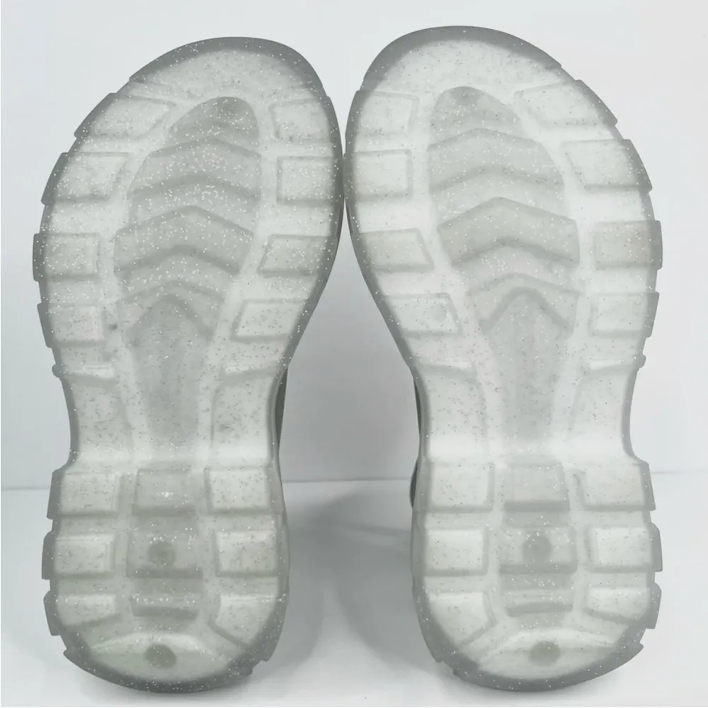 Alexander McQueen Tread Slick Iridescent Sparkle Translucent Sneaker Boots 38.5 - Image 6